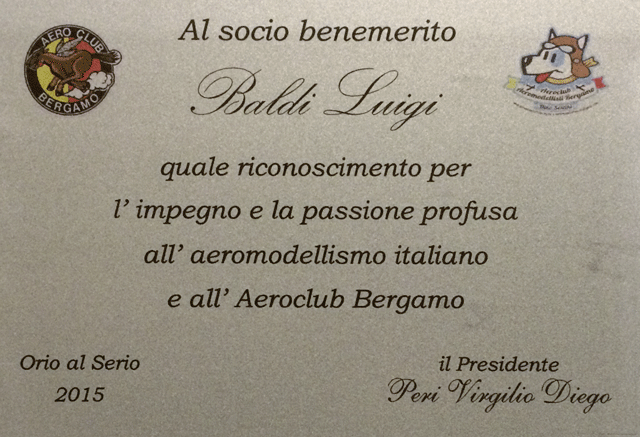 Socio Benemerito Baldi Luigi